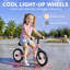 AIYAPLAY 11.2" Balance Bike with Lighting Wheels for 2-5 Years, Black-134898402