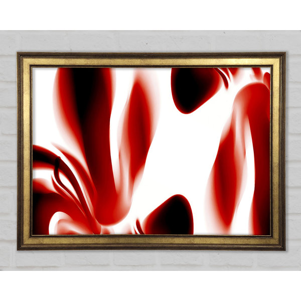 Ivy Bronx Red Raspberry Ripple Framed Print | Wayfair.co.uk