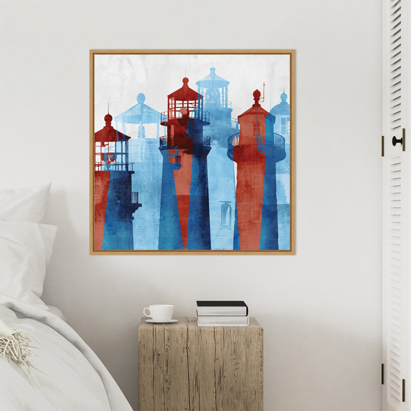 "Phare I" par Edward Selkirk, reproduction d'art sur toile encadrée, H 30 po x l 30 po