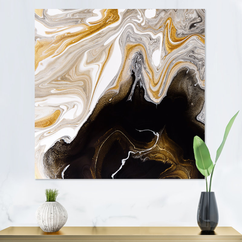 «Black and White», impression sur toile, H 30 po x l 30 po x P 1 po, Toile tendue