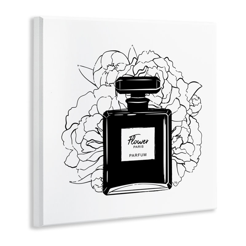 "Black Perfume & Roses", art mural par Martina Pavlova