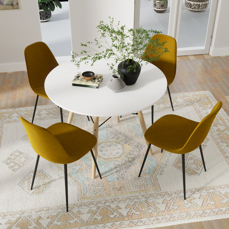 Felicity 5-piece Dining Set, Yellow