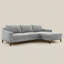 Inniss 107.3" Corduroy Square Arm Sectional Sofa with Right Chaise-886598067