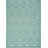 Foundry Select Versatile Diamond Aqua/Teal Indoor/Outdoor Area Rug-127167026