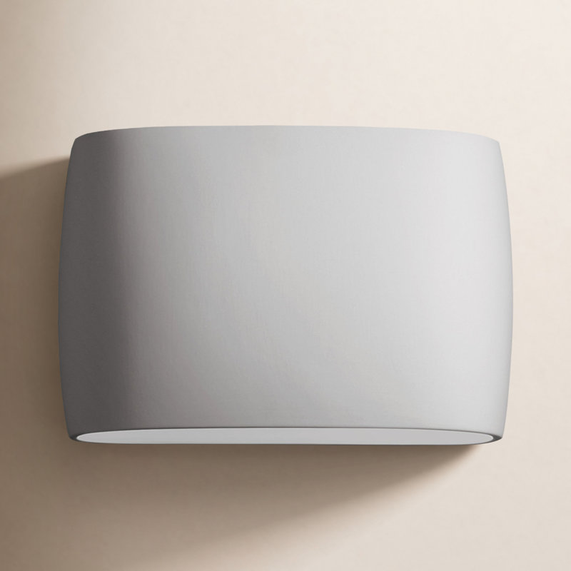 Plafonnier encastré d'extérieur Logan H 9,75 po, Bisque, H 9,75 po x l 16 po x P 4 po, Incandescent