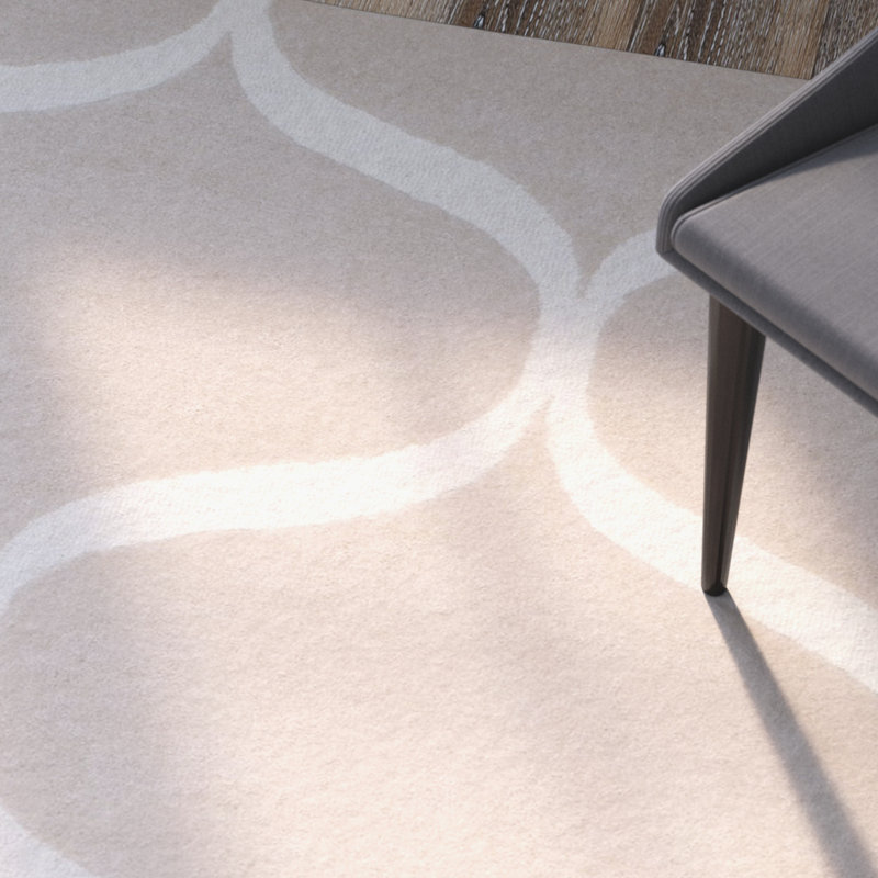 Tapis en laine touffeté à la main Cannen, Rectangle 3 pi x 5 pi