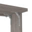 Table murale pliable avec plusieurs tablettes, gris clair-2103070436