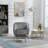 Accent Armchair with Ottoman-1712181959