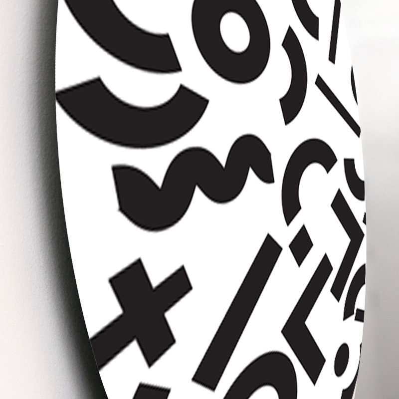 Abstract Wall Decor on Metal