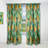 Pinapples and Tropical Flowers - Floral Tropical Blackout Curtain Single Panel-2067936500