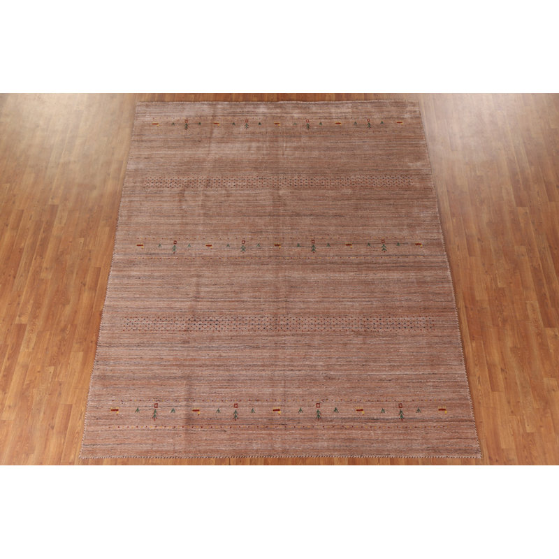 Tapis rayé Gabbeh 8 x 10