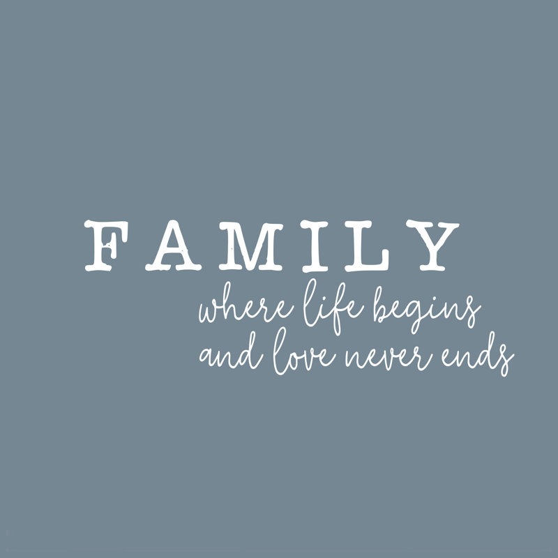 Family 4 - Wrapped Canvas Print, 91cm H x 91cm W x 3.8cm D