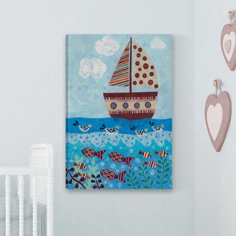 Pellegrini, reproduction de voile sur toile tendue, H 60 po x l 40po x P 1,5 po