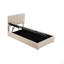 Lit plateforme tapissier simple avec système de rangement hydraulique-1616084732