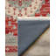 Tapis oriental rouge en coton polyester imprimé à la machine Notto-1487626597