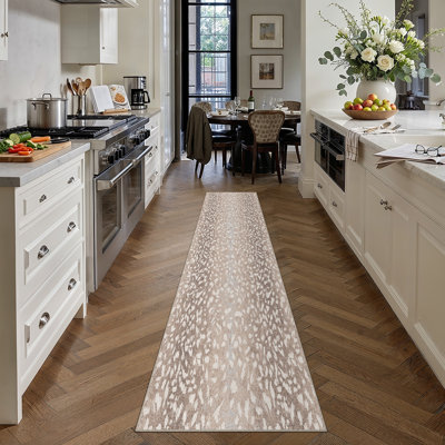 Isaac Textured Abstract Area Rug Washable Non-Slip Rug For Indoor Spaces