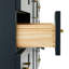 Base de meuble-lavabo simple en bois massif de 66 po Sawyer-93644181