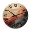 Horloge murale en bois massif Angeliène-895844882
