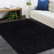 Meagan Handmade Hand-Knotted Black/White Area Rug