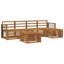 249cm Wide Patio Sectional Set