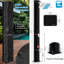 Bronislaus Solar Powered Metal Free Standing Outdoor Shower and Footwash Spout