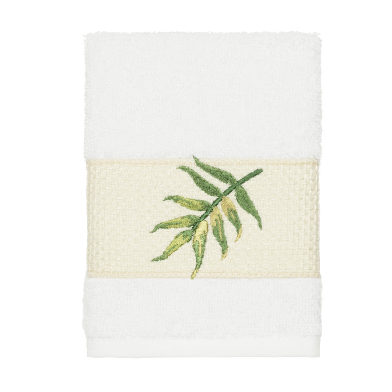 Zoe Turkish Cotton Midweight Washcloth, White