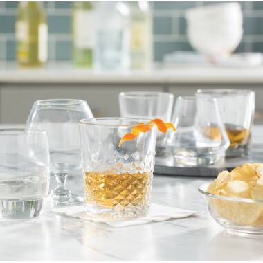 Mikasa Amelia Highball Glasses Set of 4, 15.25 oz - Clear