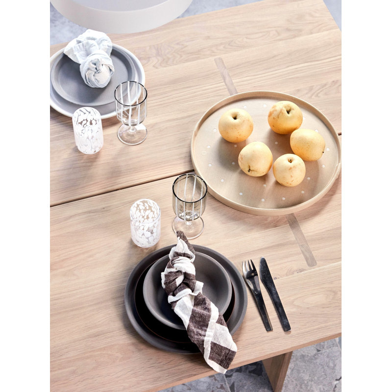 Yuka Handmade Terracotta Salad/Dessert Plate, Dark Terracotta