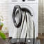 Literie rayée très grand / très grand 7 pièces. 100% microfibre. Offre confort et style. Fabrication. Rempli de chaleur. Motif polyvalent. Wrinkle Shrink. Sans effort pour entretenir la literie - taille. Microfibre-118755870
