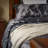 Polyester Satin Floral Duvet Cover-1757194966