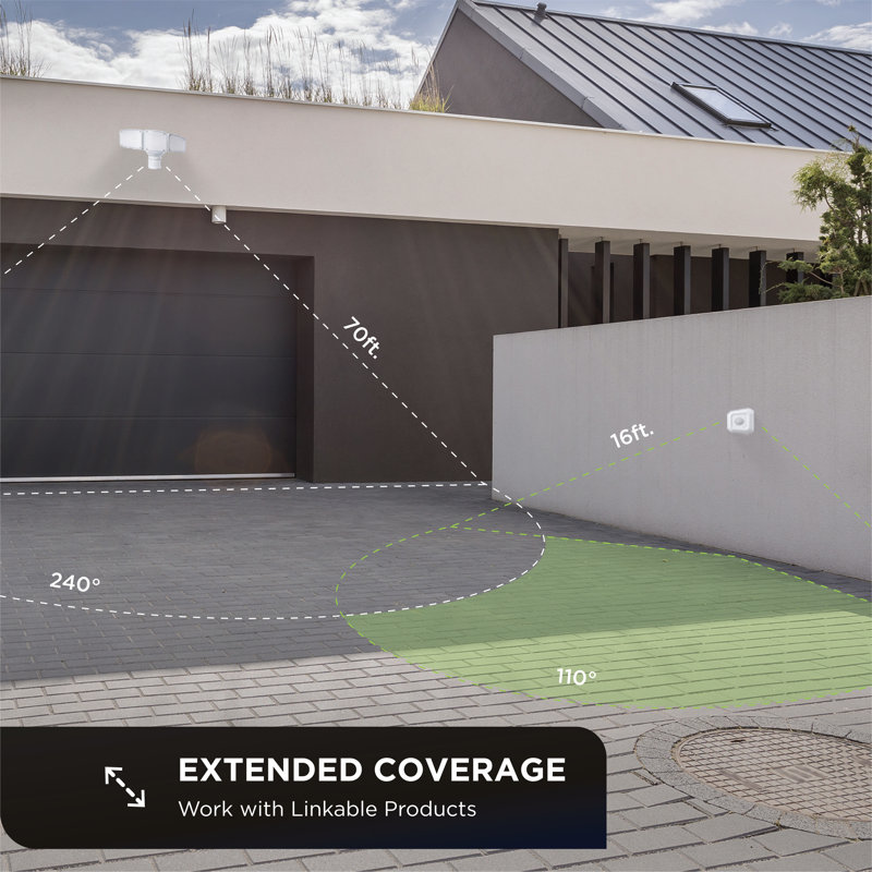 40 Watt LED Dusk to Dawn Flood Light with Motion Sensor