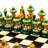 Crader World Menagerie 2 Player Wood Chess And Checkers Set