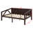 Wooden Daybed With Support Slat And Central Leg-1852197245