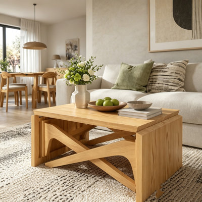 2 in 1 table, Expandable coffee table