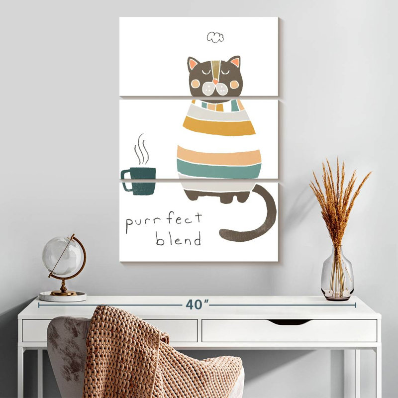 Brampt Coffee Cats I, H 32 po x l 20 po
