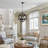 3-light Dimmable Geometric Chandelier