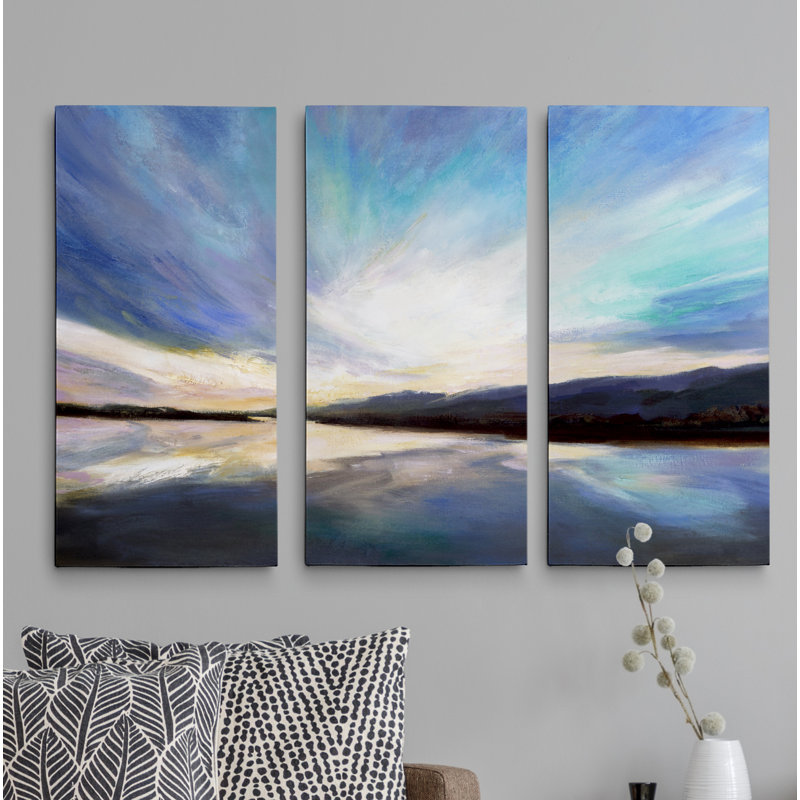 « salt flats i », impression multi-pièces sur toile, H 24 po x l 36 po x P 1,5 po