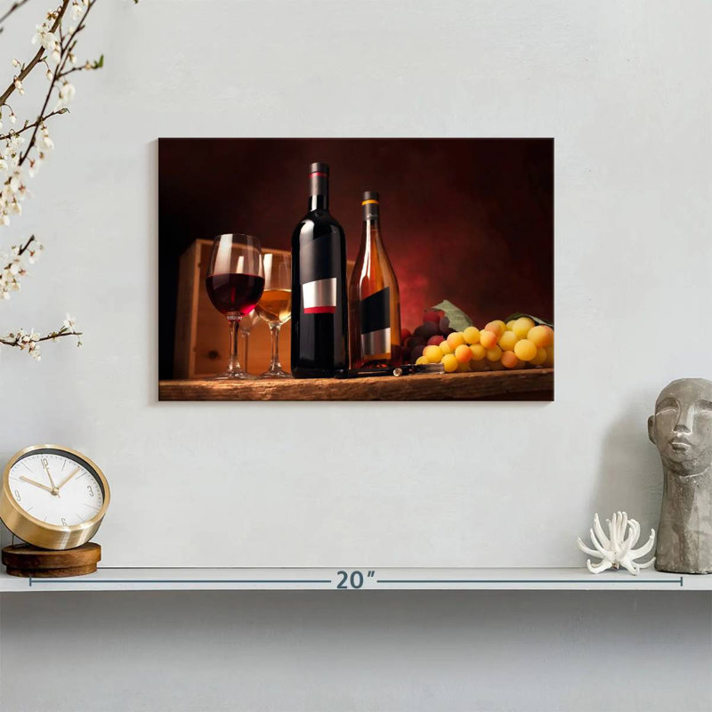Yarlin Wine On The Table, 8" H x 12" W