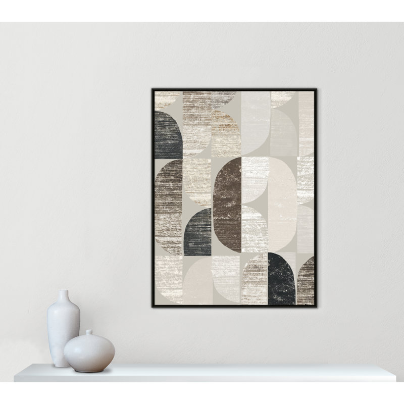 «Shape and Form II» par Tom Reeves, H 49,5 po x l 37,5 po, Espresso