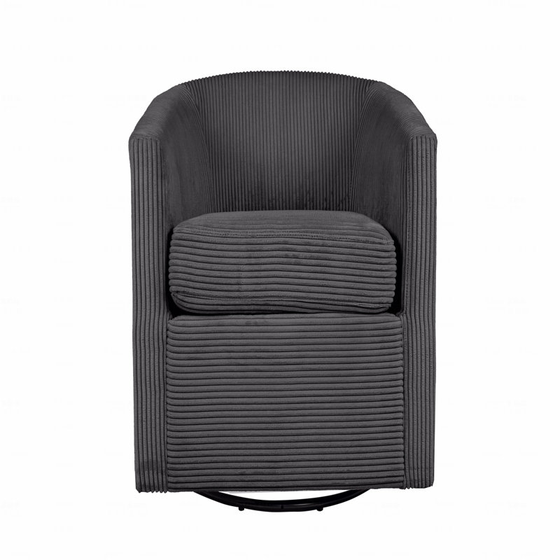 Fauteuil pivotant, Gris foncé