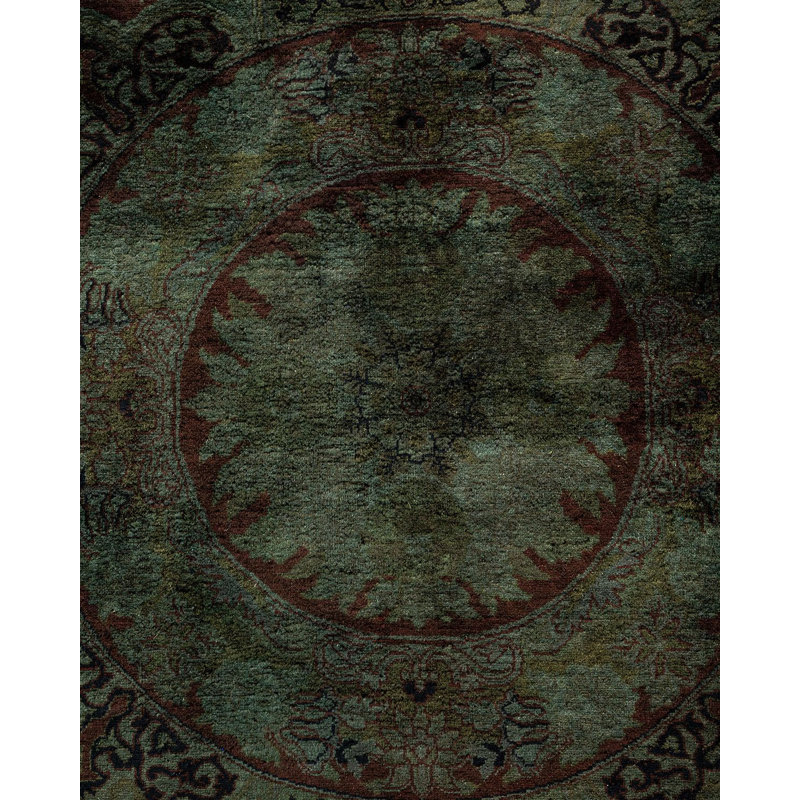 Tapis rouge unique de 9 pi 3 po x 12 pi Yanara