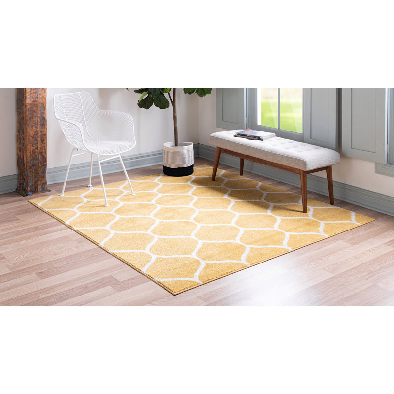 Tellaro Abstract Indoor Rug, Square 7'