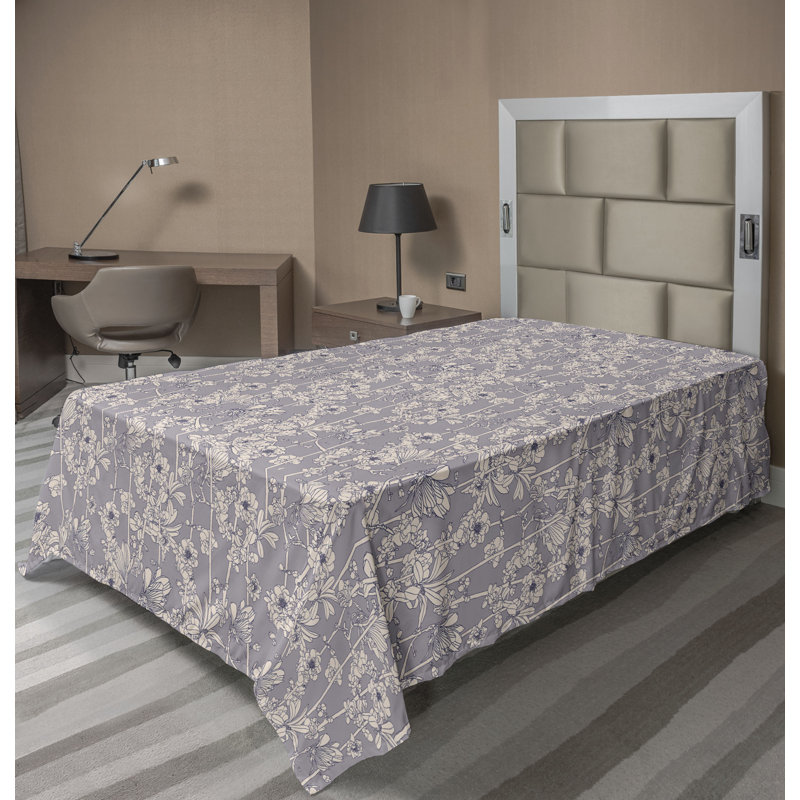 Drap plat Ambesonne, Drap plat pour lit simple TG