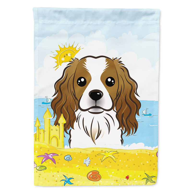 Drapeau de maison 40 po x 28 po Batchelder, Épagneul cavalier