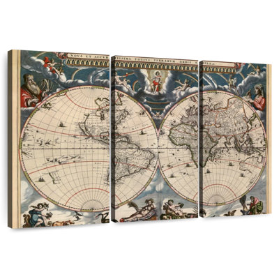 Aliaz Nova Et Accuratissima Totius Terrarum Orbis Tabula