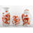 Porcelain Vase Red Lions