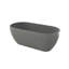 Baignoire de trempage autoportante en béton à surface solide 63 po Fslefay Terrazzo-121412805