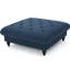 Kd - Tissu bleu marine avec base capitonnée et polyvalente