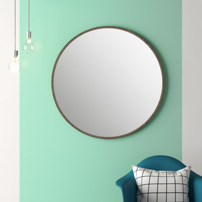 Calhoon Metal Flat Wall Mirror
