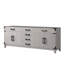 Meuble-lavabo double en chêne blanc 80 po X P 22 po D